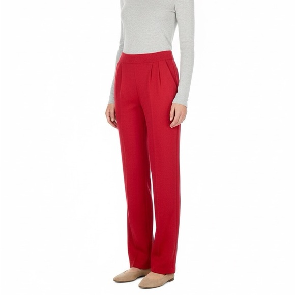 ST JOHN Collection Santana Knit Straight Leg Pants - Picture 1 of 7